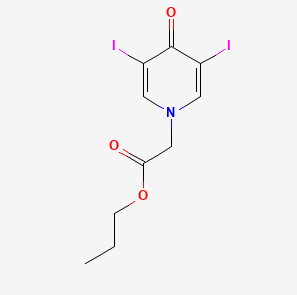 Công thức hóa học Propyliodone