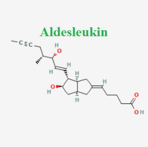 Cấu trúc hóa học của dược chất Aldesleukin (Aldesleukin chemical)