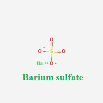 Cấu trúc hóa học của dược chất Bari sulfat (barium sulfate chemical)