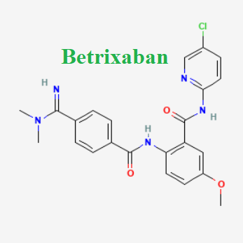 Cấu trúc hóa học của dược chất Betrixaban (Betrixaban chemical)