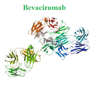 cấu trúc hóa học của dược chất Bevacizumab (Bevacizumab chemical)