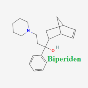Cấu trúc hóa học của dược chất Biperiden (Biperiden chemical)