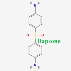 cấu trúc hóa học của dược chất Dapsone (Dapsone chemical)