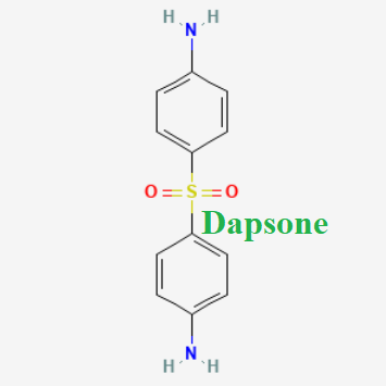cấu trúc hóa học của dược chất Dapsone (Dapsone chemical)