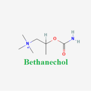 cấu trúc hóa học của dược chất Bethanechol (Bethanechol chemical)