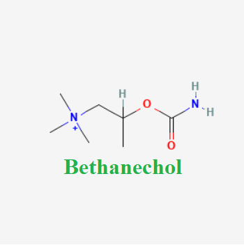 cấu trúc hóa học của dược chất Bethanechol (Bethanechol chemical)