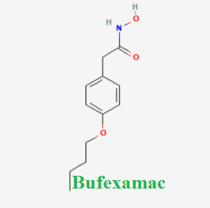 Cấu trúc hóa học của dược chất Bufexamac (Bufexamac chemical)