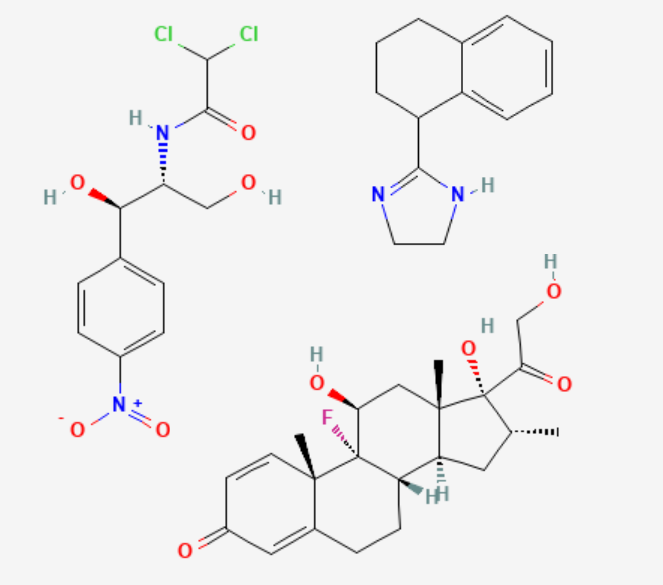 Chloramphenicol-Dexamethasone-Tetryzoline-chemical