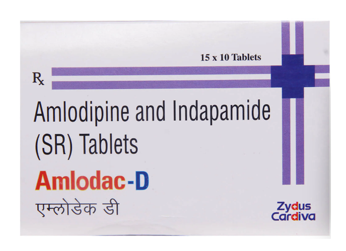 Amlodac-D (Amlodipine + Indapamide)