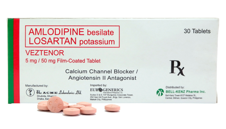 Veztenor (Amlodipine + Losartan)