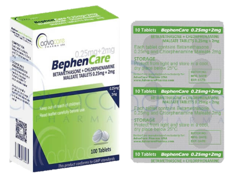 Betamethasone + Chlorpheniramine