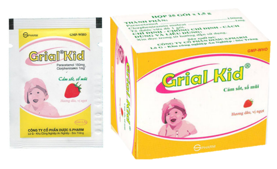 Grial-Kid (Chlorpheniramine + Paracetamol)