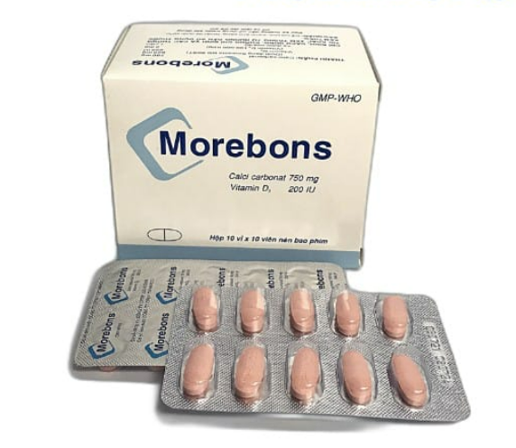 Morebons (Calcium carbonate + Vitamin D3)