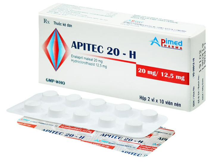 Apitec 20 - H (Enalapril + Hydrochlorothiazide)