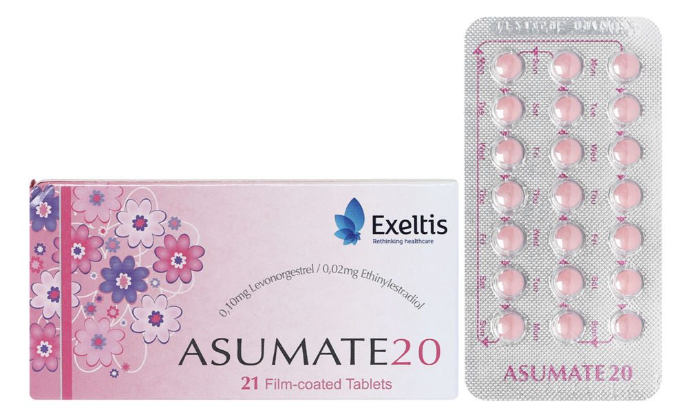 Asumate 20 (Ethinylestradiol + Levonorgestrel)