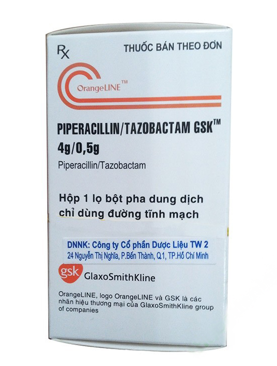 Piperacillin/Tazobactam GSK 4g/0,5g (Piperacillin + Tazobactam)