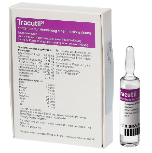 Tracutil (Các yếu tố vi lượng + Khoáng chất)