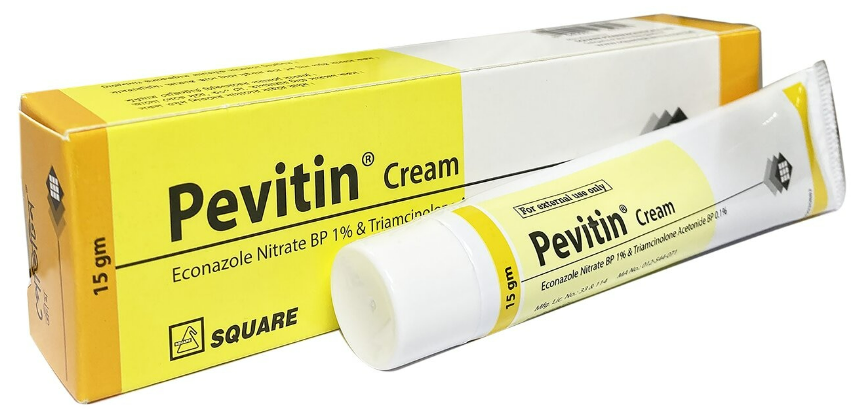 Pevitin cream (Econazole + Triamcinolone)