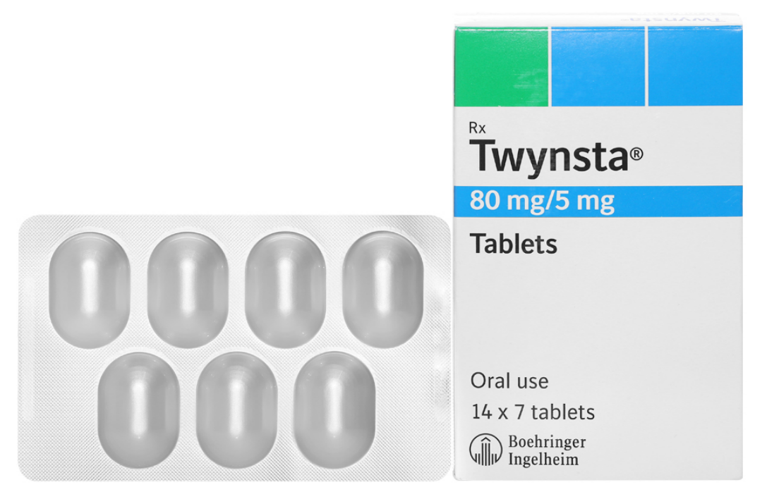Twynsta 80/5 (Amlodipine + Telmisartan)