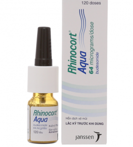 Thuốc xịt mũi Rhinocort Aqua (Budesonide)