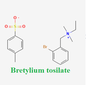 Cấu trúc hóa học của dược chất Bretylium tosilate (Bretylium tosilate chemical)