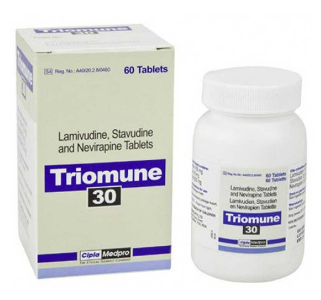 Lamivudine/Nevirapine/Stavudine 150mg/200mg/30mg