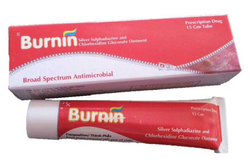 THUỐC MỠ BURNIN (Chlorhexinde gluconate + Silver sulfadiazine)