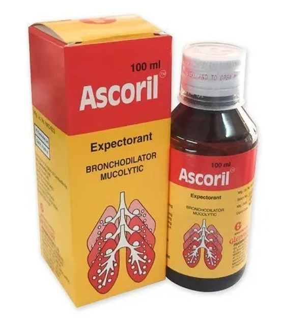 Ascoril Expectorant (Bromhexin + Salbutamol)
