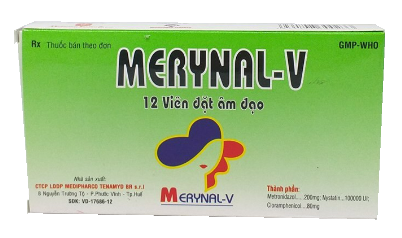 Merynal-V (Chloramphenicol + Metronidazole + Nystatin)