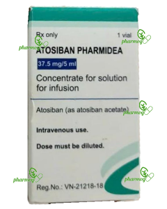 Dung dịch đậm đặc pha tiêm truyền Atosiban Pharmidea (7,5mg/mL x 5ml)