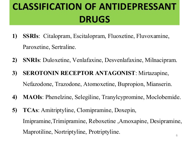 Kết quả hình ảnh cho antidepressant drug