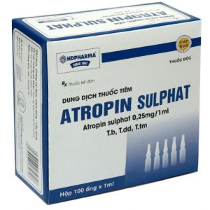 Atropin sulphat 0,25mg/ml (Công ty cổ phần dược vật tư y tế Hải Dương)