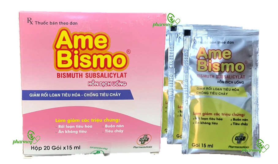 Amebismo (Hỗn dịch uống Bismuth subsalicylat 525mg)