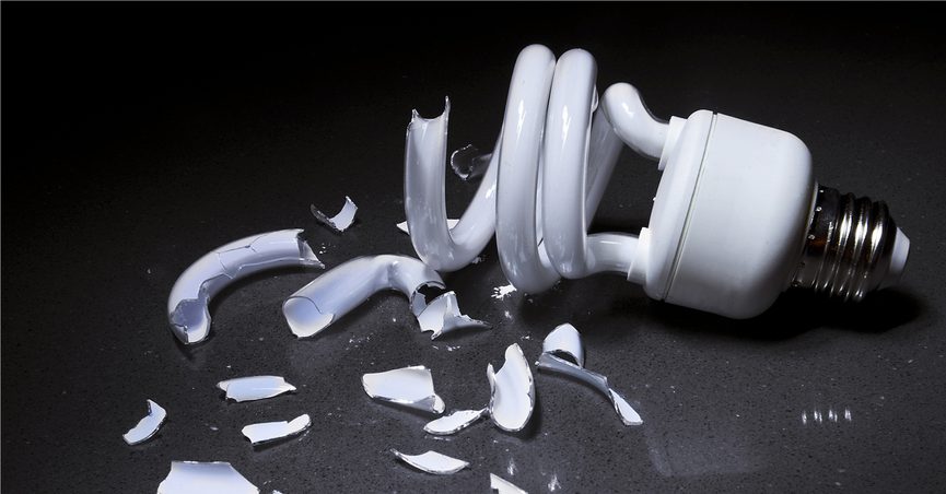 Kết quả hình ảnh cho compact light bulb broken
