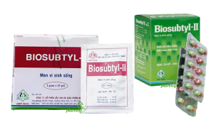 Men vi sinh sống Biosubtyl II (Bacillus subtilis - Thuốc bột, Viên nang cứng)