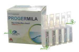Progermila (Bào tử Bacillus clausii 2 x 10^9 CFU/5ml)