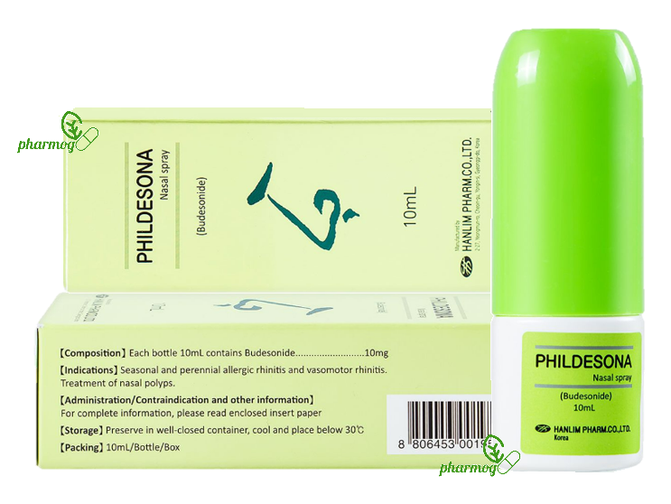 Thuốc xịt mũi Phildesona (Budesonide)