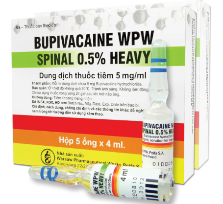 Bupivacaine WPW Spinal Heavy