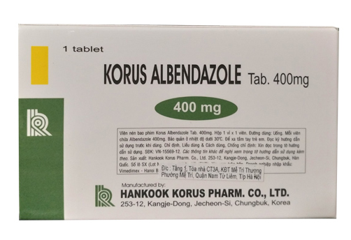 Korus Albendazole Tab 400mg