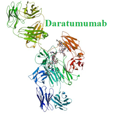 cấu trúc hóa học của dược chất Daratumumab (Daratumumab chemical)