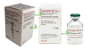 Adcetris (Bột pha dung dịch tiêm truyền. Mỗi lọ: Brentuximab vedotin 50 mg)