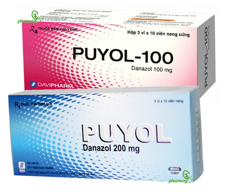 Puyol (Danazol 200mg) và Puyol-100 (Danazol 100mg) - Davipharm