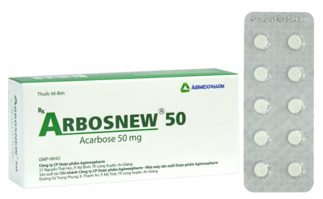 Arbosnew 50 (Acarbose 50mg)