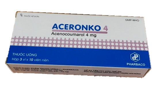 Acenocoumarol - Aceronko 4
