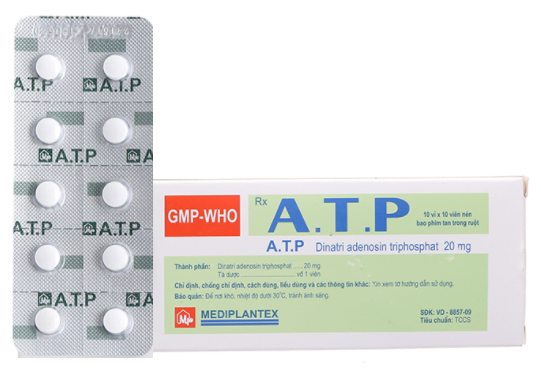 Thuốc A.T.P Mediplantex (Adenosine triphosphate)