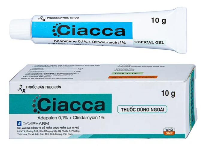 Gel CiACCA (Adapalene + Clindamycin)