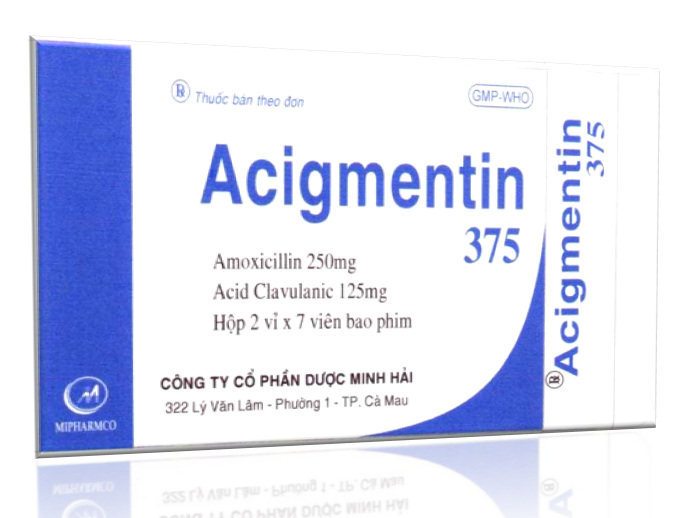 Acigmentin 375 (Amoxicillin + Clavulanate)