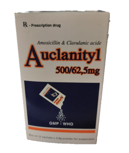 Auclanityl 500/62,5mg (Amoxicillin + Clavulanate)