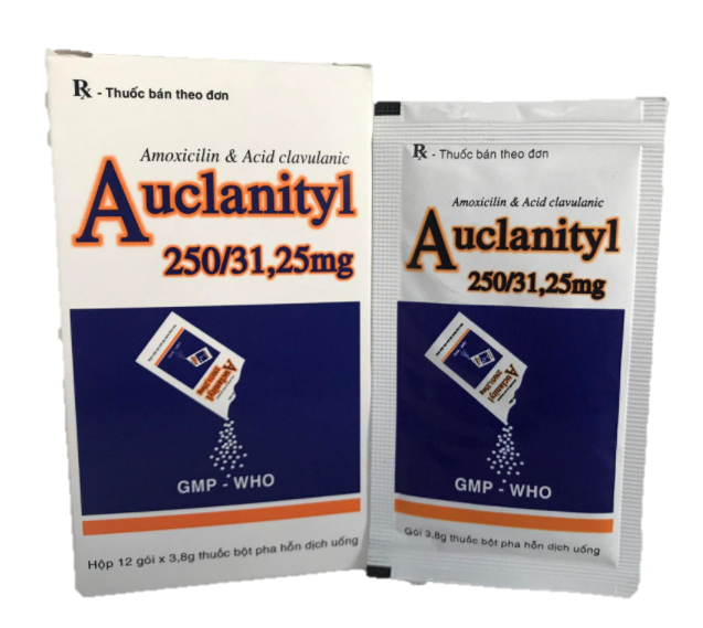 Auclanityl 250/31,25mg (Amoxicillin + Clavulanate)