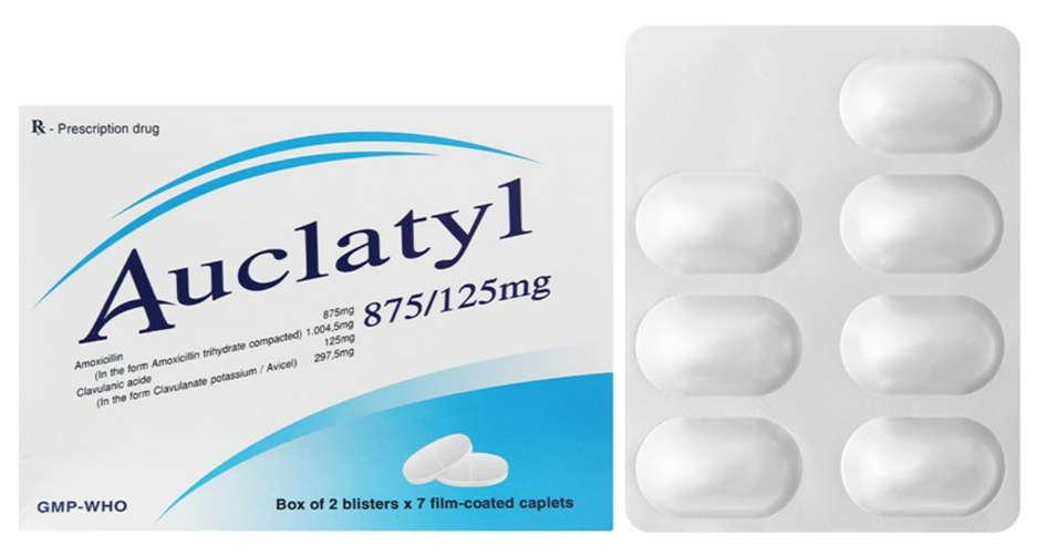 Auclatyl 875/125mg (Amoxicillin + Clavulanate)